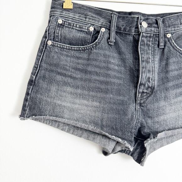 MADEWELL Relaxed Denim Shorts Faded Black 27 - Picture 4 of 10
